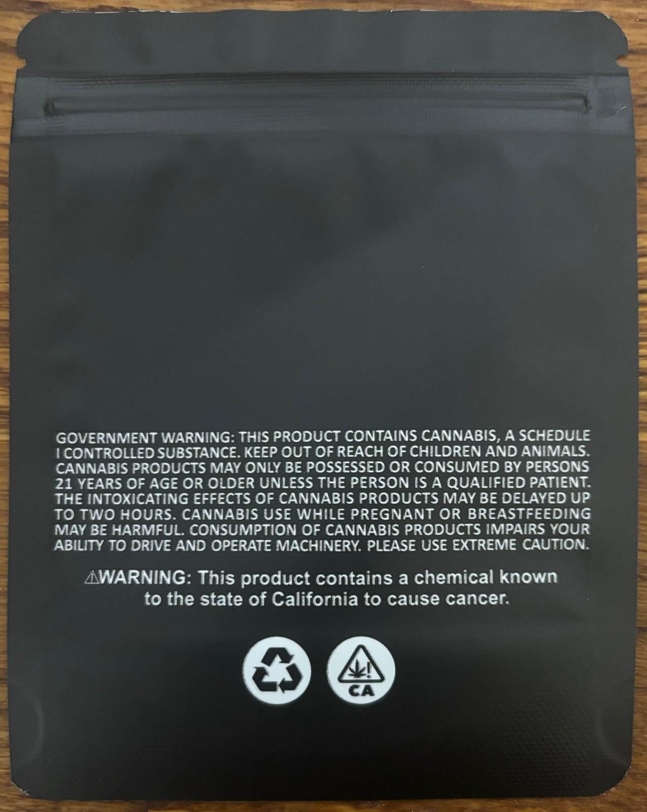 Orange Gelato Mylar Bag