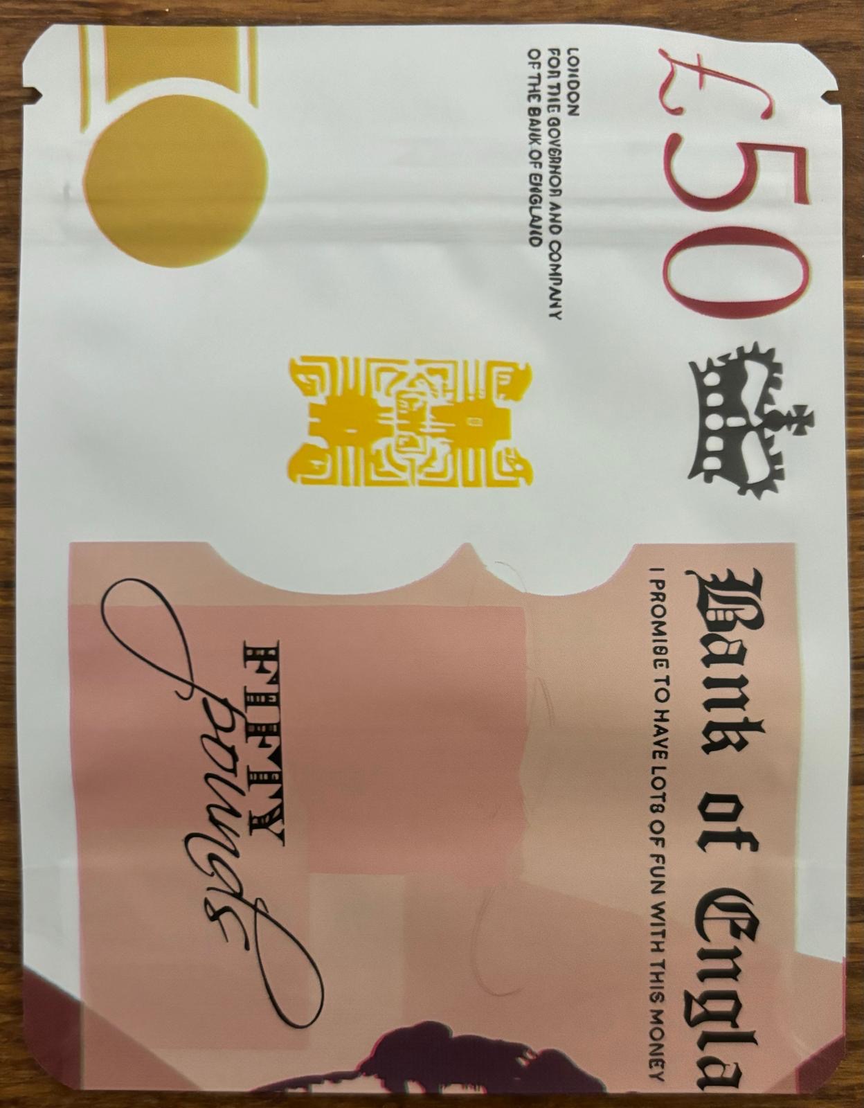 £50 Mylar bag