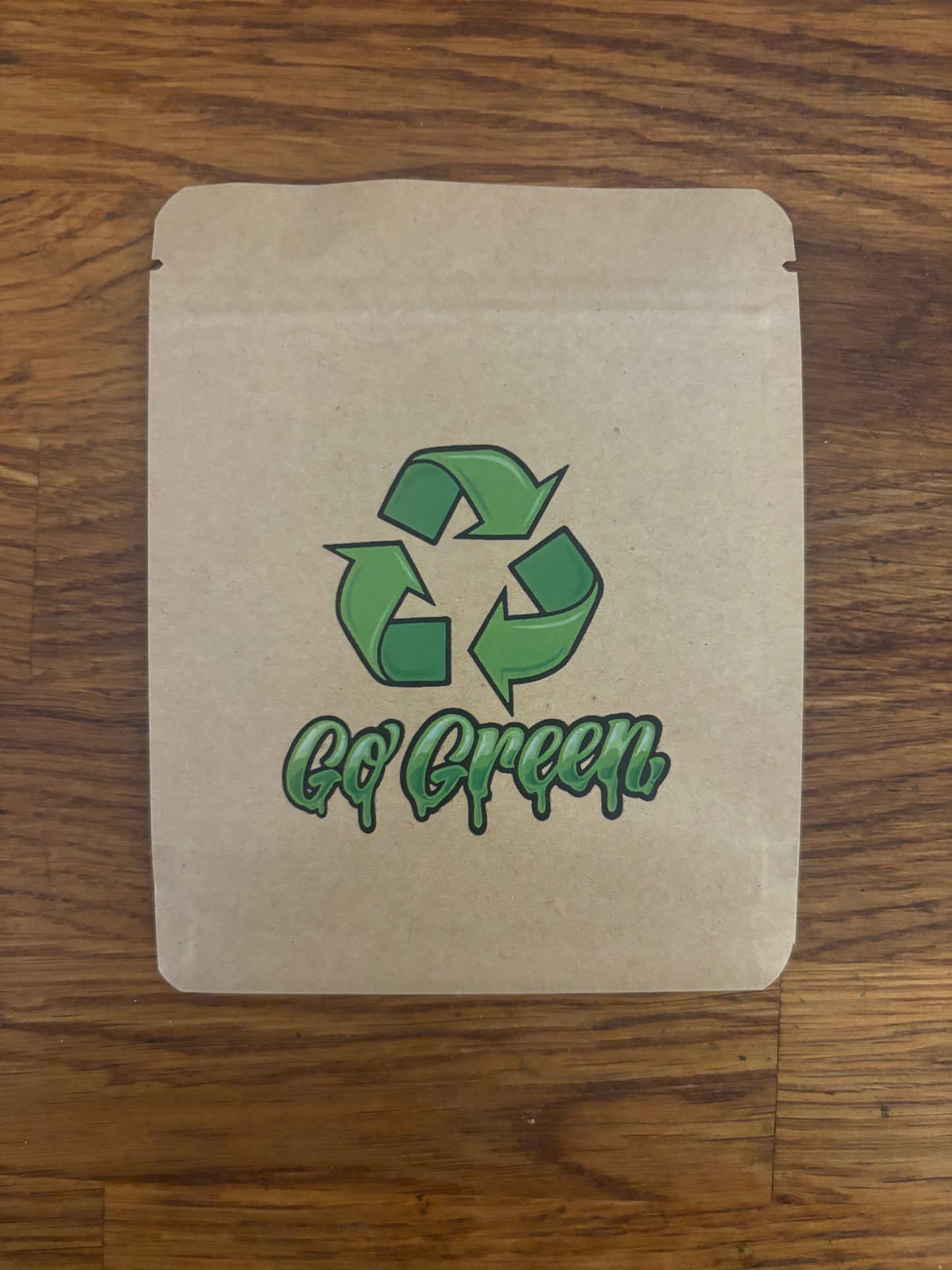 Go Green Mylar bag