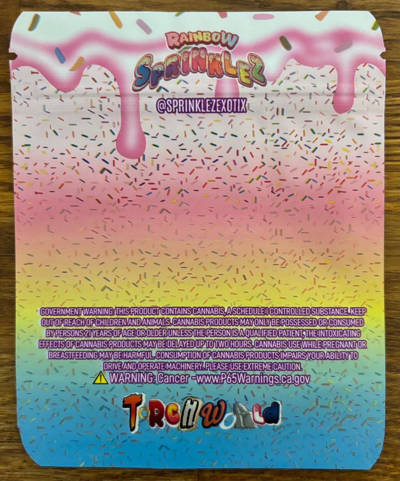 Rainbow Sprinklez 3.5g Mylar bag