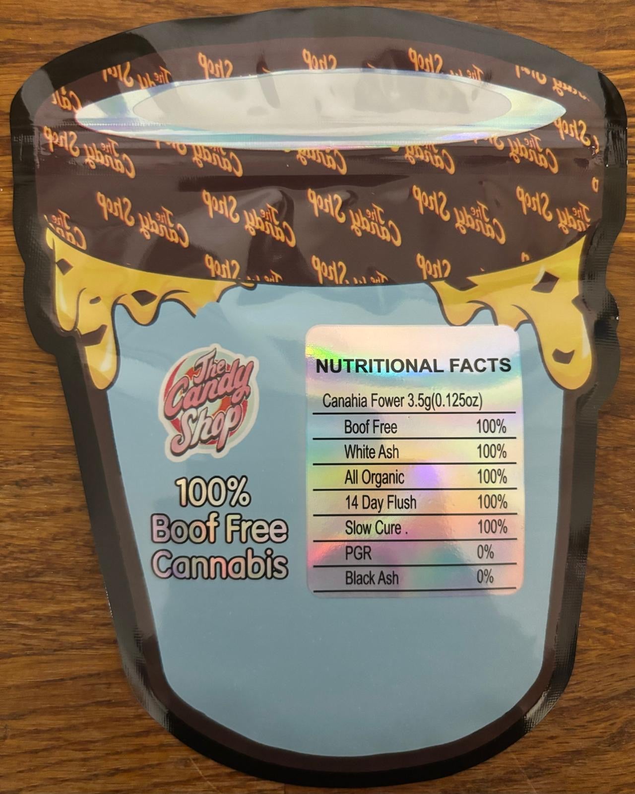 Half Baked 3.5g Mylar bag