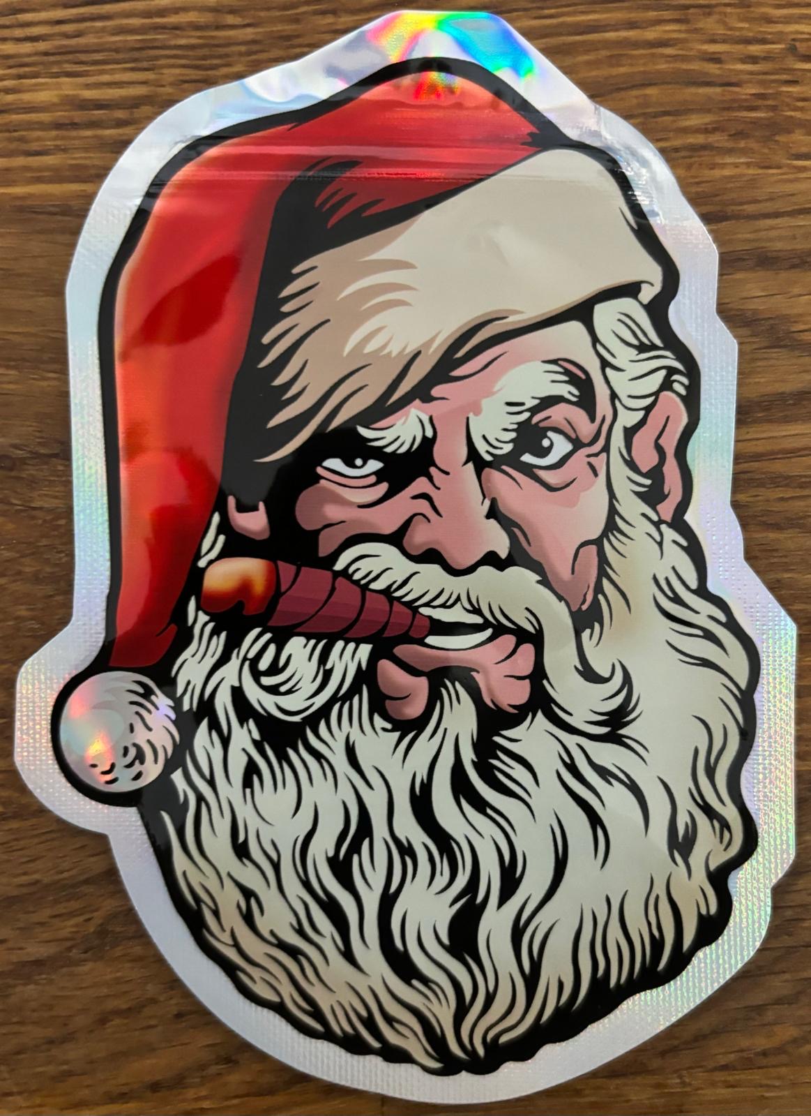 Santa Mylar bag