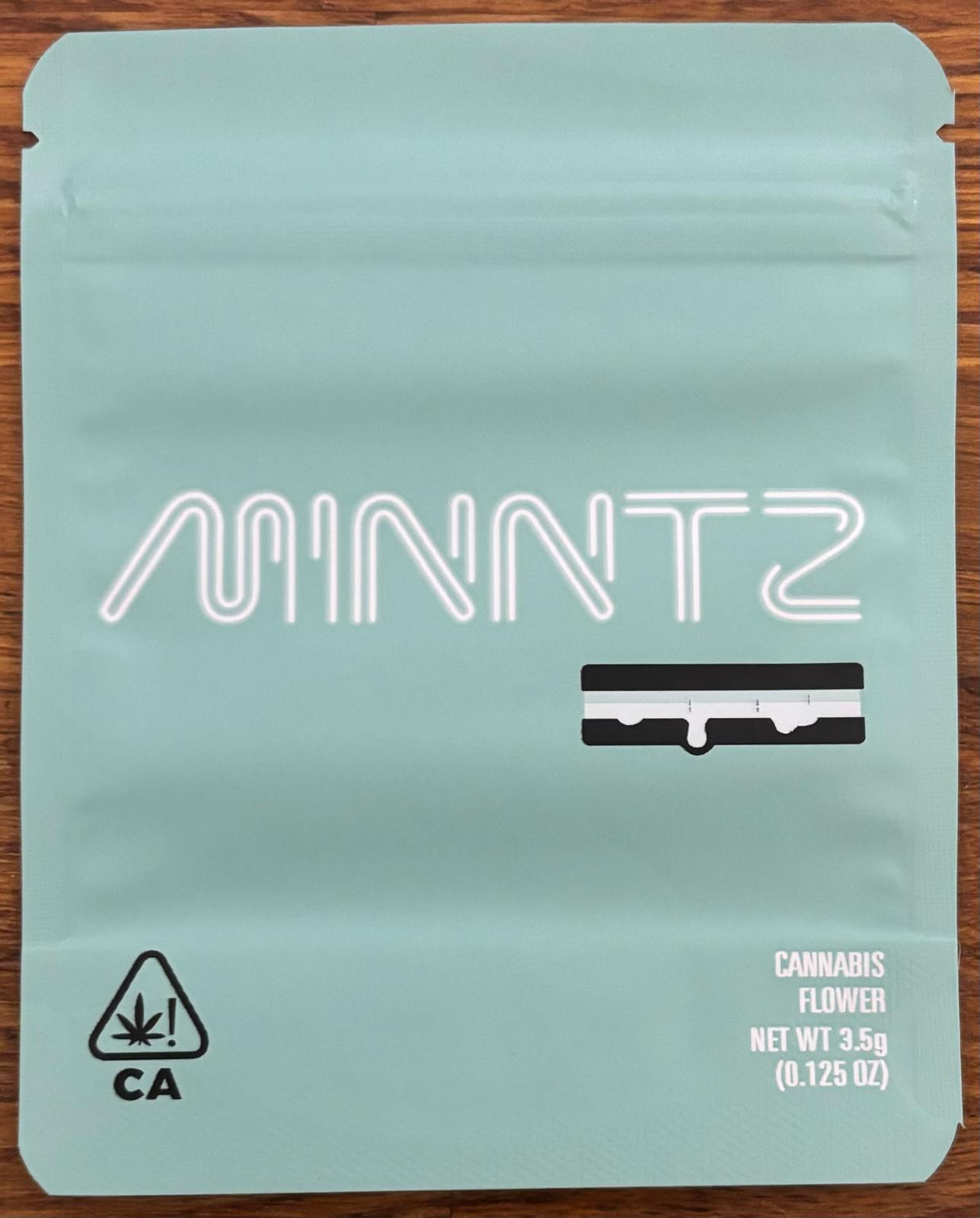 Minntz 3.5g Mylar bag