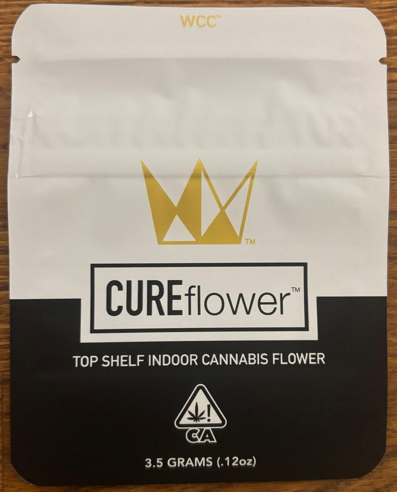 Cure Flower 3.5g Mylar bag