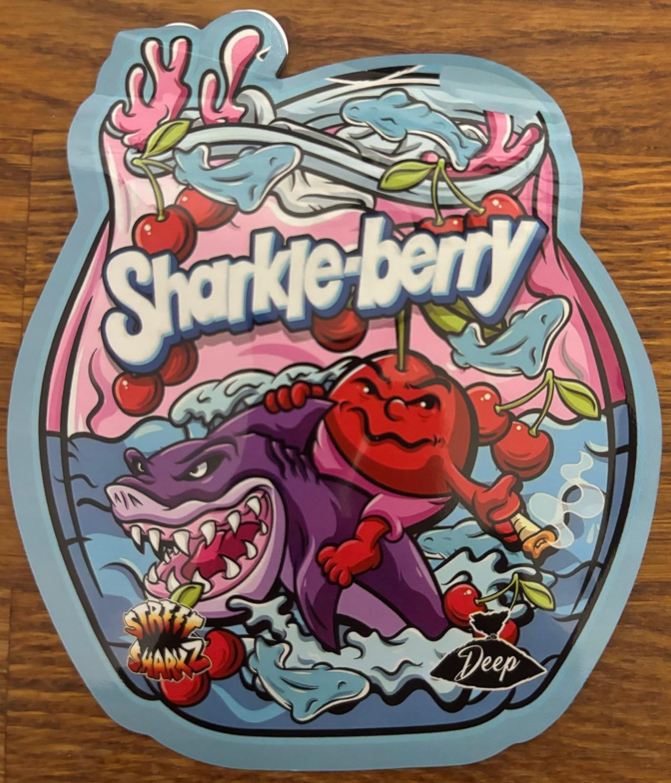 Sharkle Berry Mylar bag
