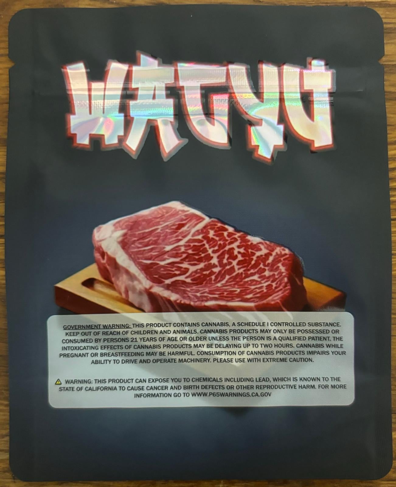 Wagyu 3.5g Mylar bag