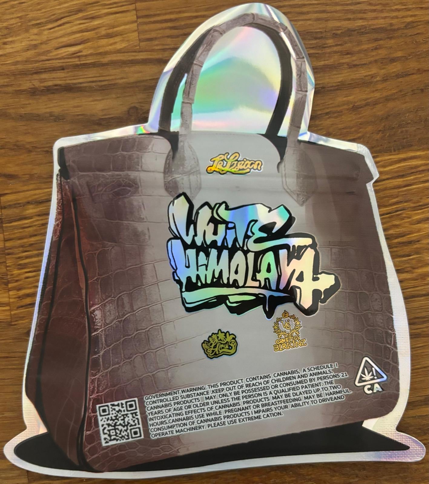 White Himalaya Mylar bag