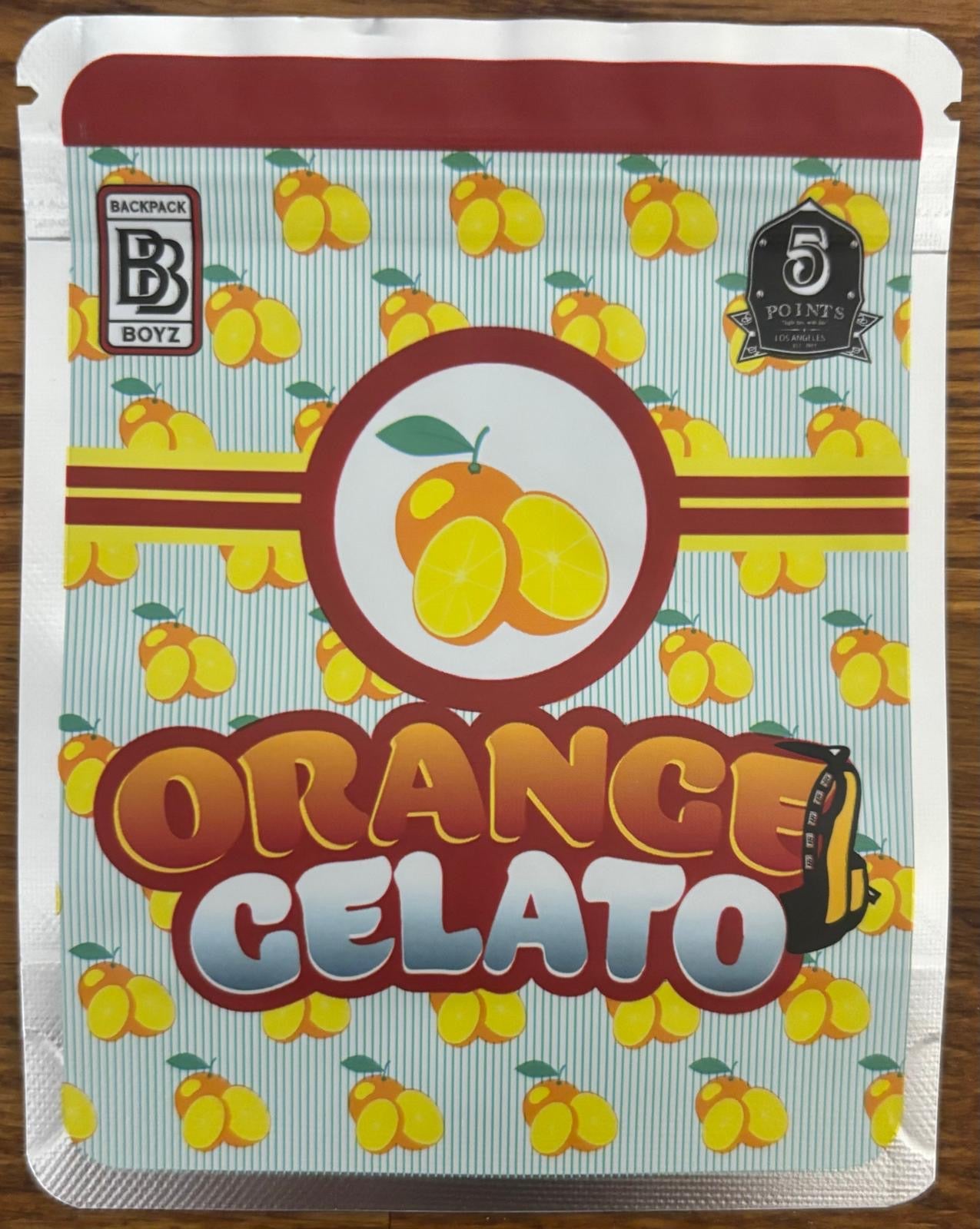 Orange Gelato Mylar Bag