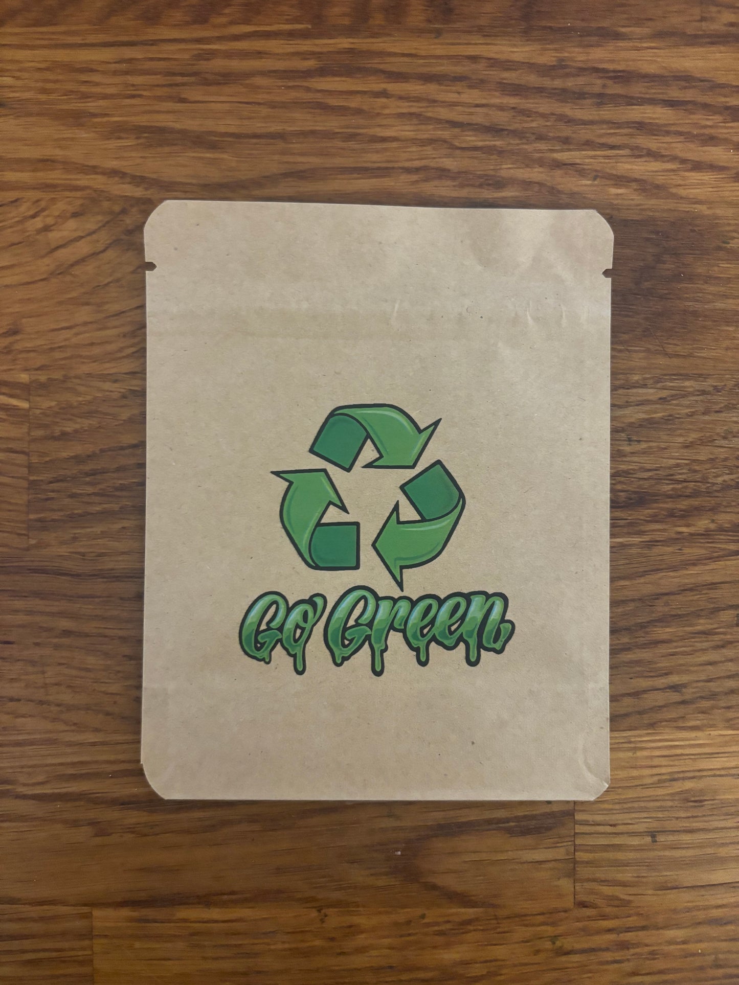 Go Green Mylar bag
