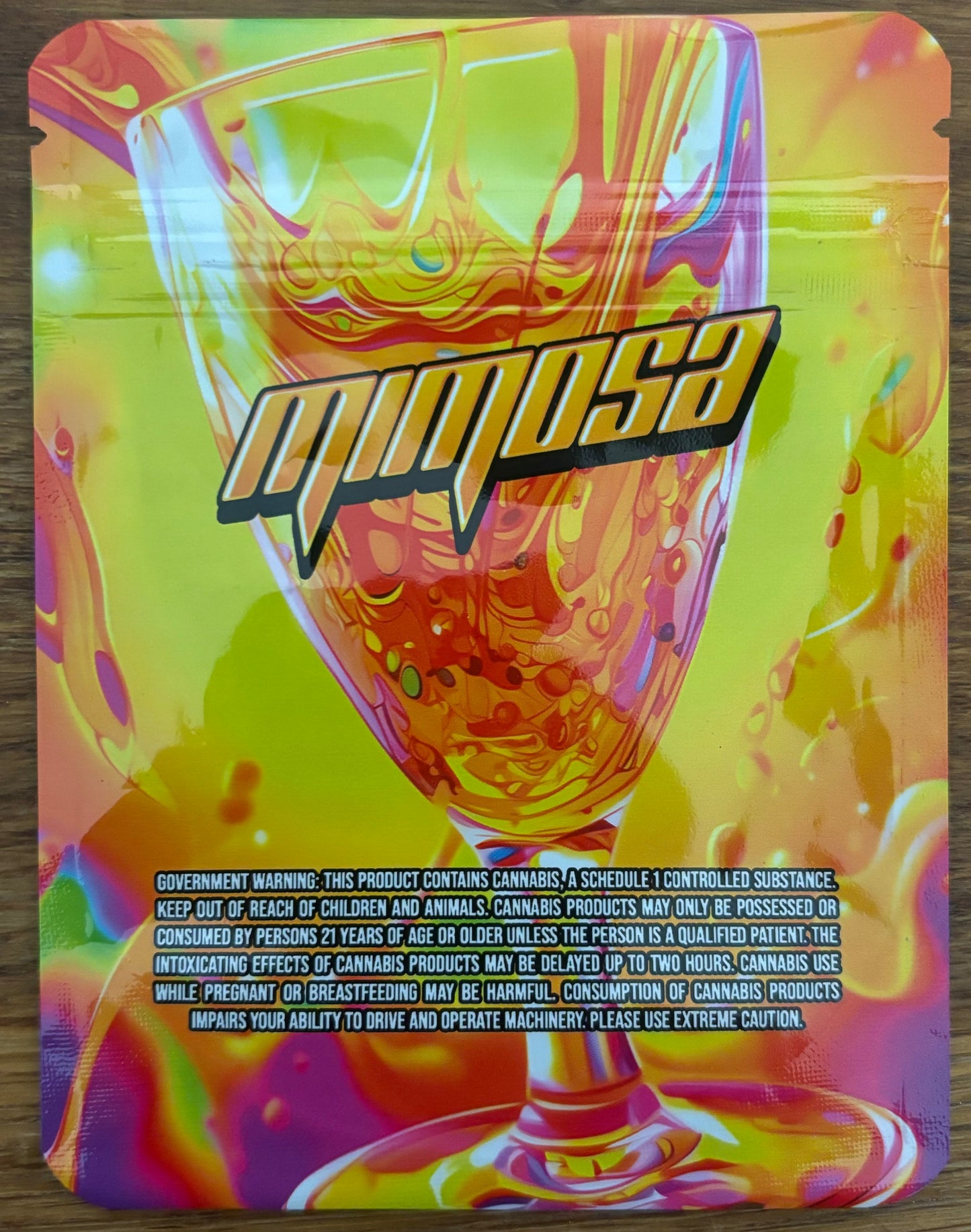 Mimosa 3.5g Mylar bag