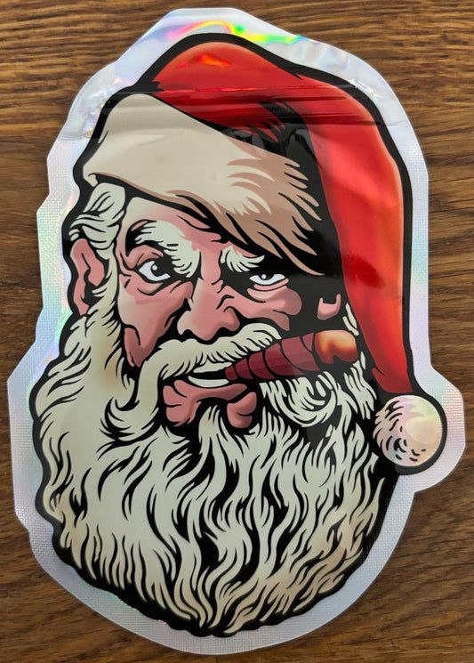 Santa Mylar bag