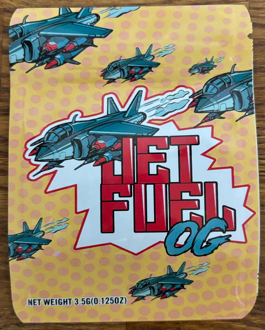 Jet fuel 3.5g Mylar bag