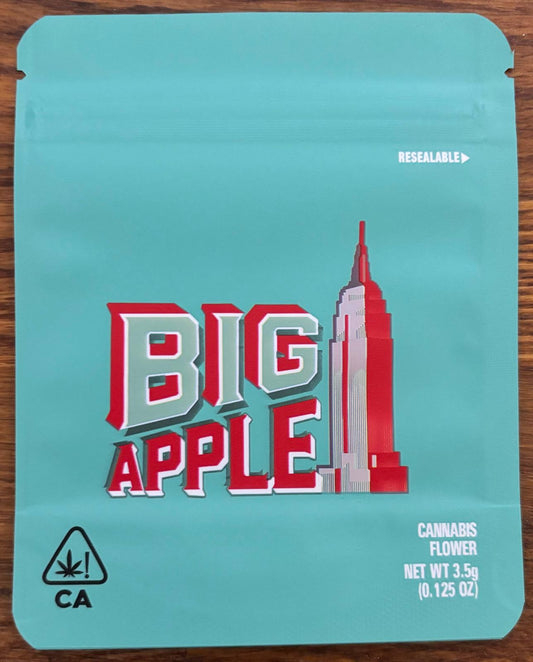 Big Apple 3.5g Mylar bag