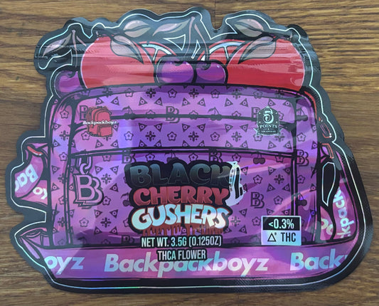 Black Cherry Gushers 3.5g Mylar bag