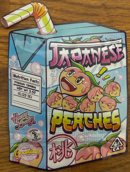 Japanese Peaches 3.5g Mylar Bag