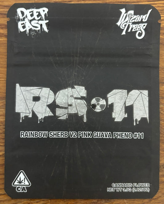 RS-11 3.5g Mylar bag