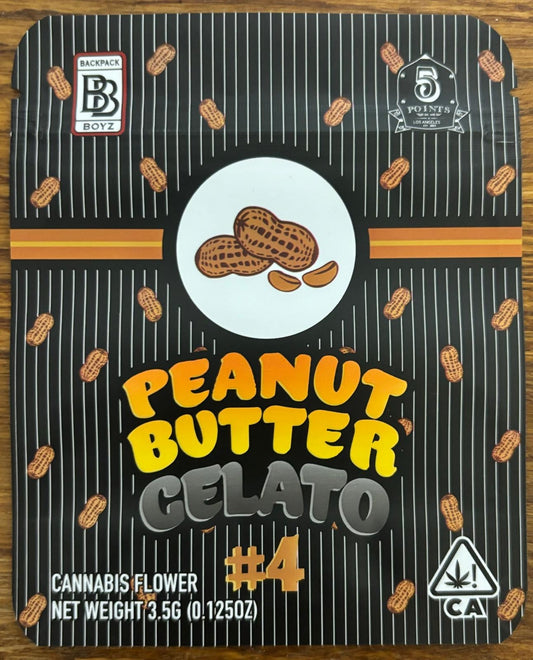 Peanut Butter Gelato 3.5g Mylar bag