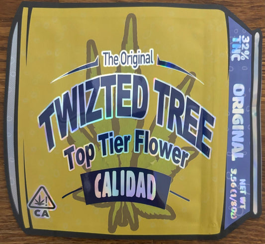 Twizted Tree 3.5g Mylar bag