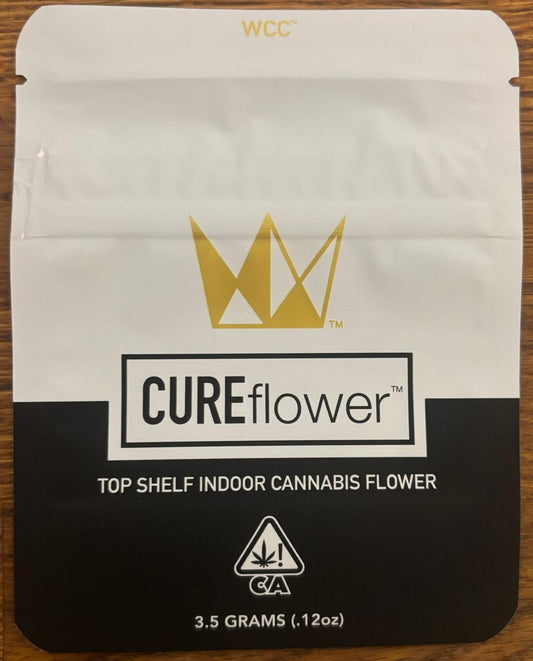Cure Flower 3.5g Mylar bag