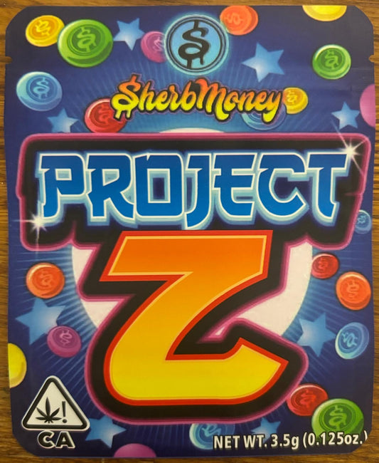 Project Z 3.5g Mylar bag
