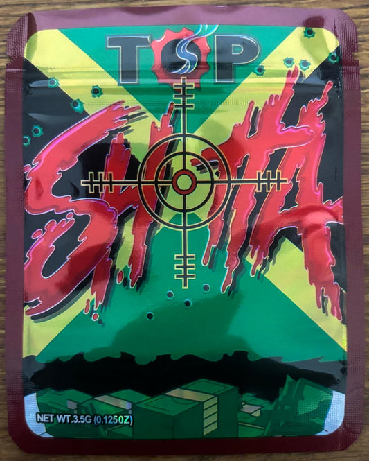Top Shotta 3.5g Mylar bag
