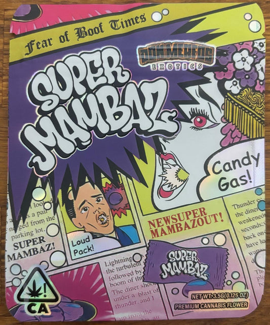 Super Mambaz 3.5g Mylar bag