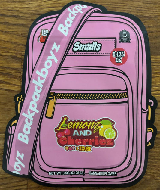 Lemon and Cherriez 3.5g Mylar bag