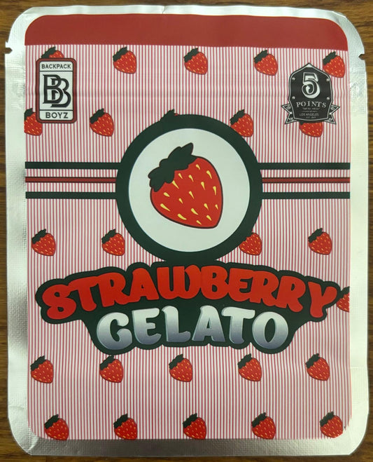 Strawberry Gelato Mylar bag